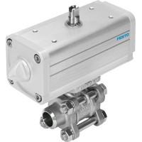 Кран с приводом Festo VZBA-11/2-WW-63-T-22-F0507-V4V4T-PS53-R-90-4-C
