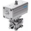 Кран с приводом Festo VZBA-3/8-GG-63-T-22-F0304-V4V4T-PP15-R-90-C